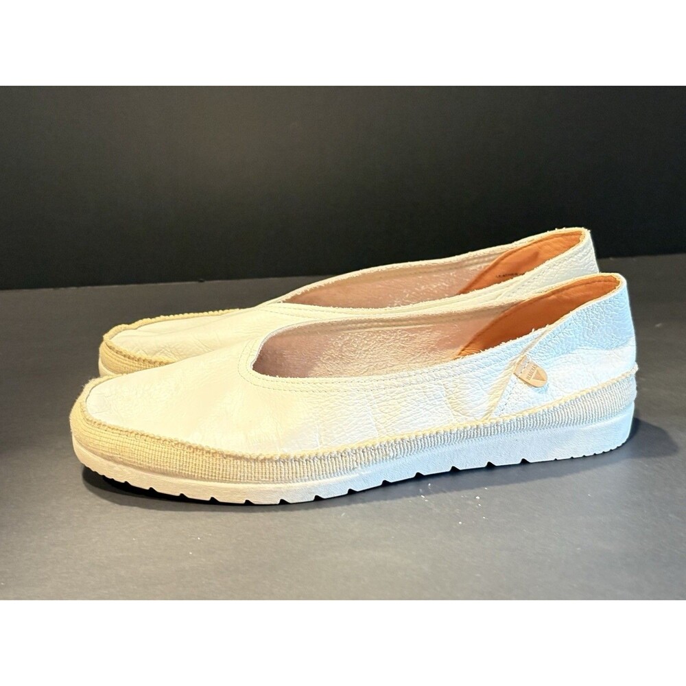 Verbenas Noelia Nucleo Ballet Flats White Leather EU 39